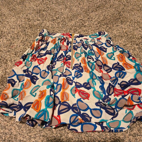 Kate Spade Coreen Sunglasses Print Crepe Skirt 10 - Picture 3 of 4